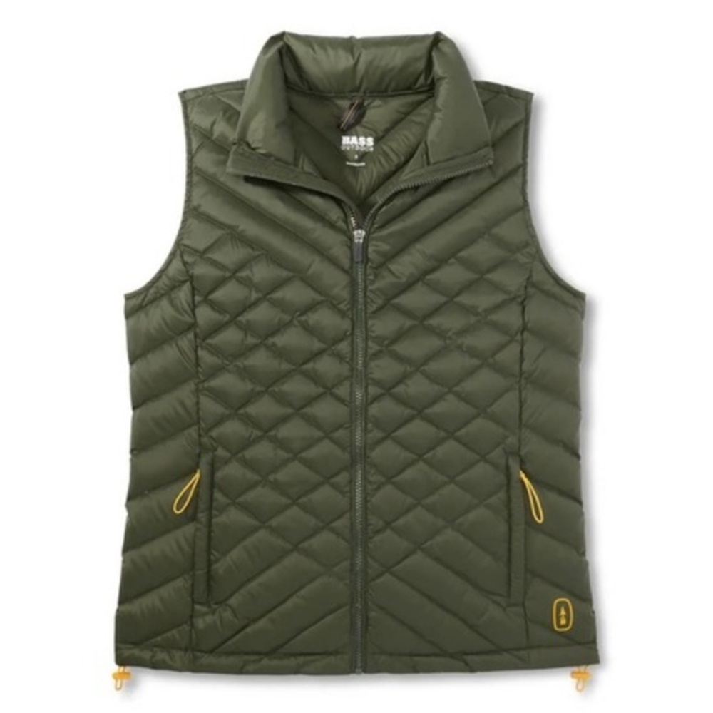 Xs forest green Bass hiking vest. BASS. Gently used once
